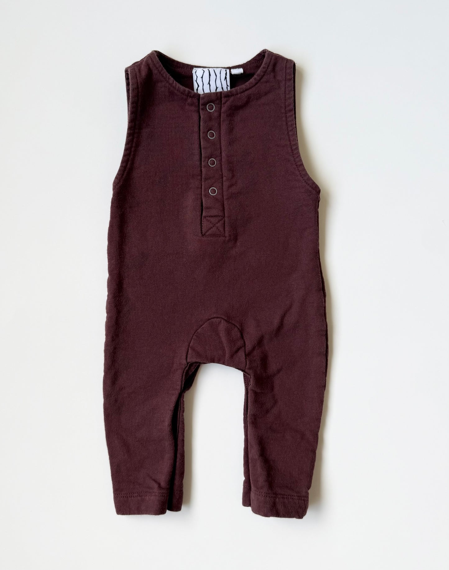 6Sticks Maroon Tank Jumpsuit (Newborn)