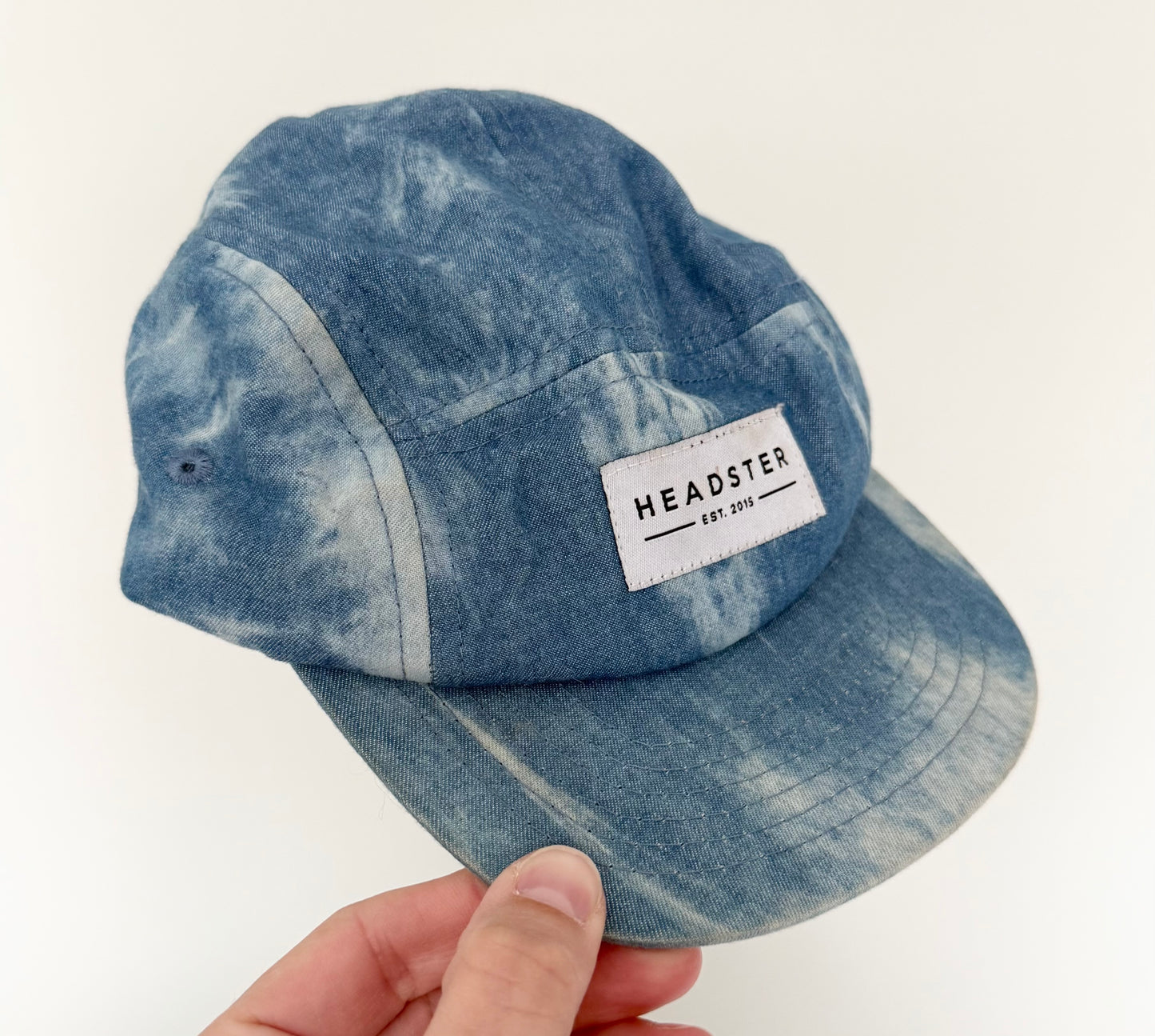 Headster Blue Jean Tie Dye SnapBack Hat (48CM)