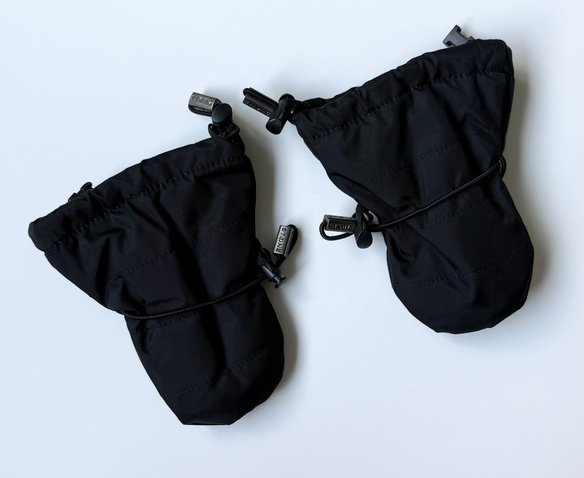 Stonz Black Fleece Lined Mittens (0-12 Months)