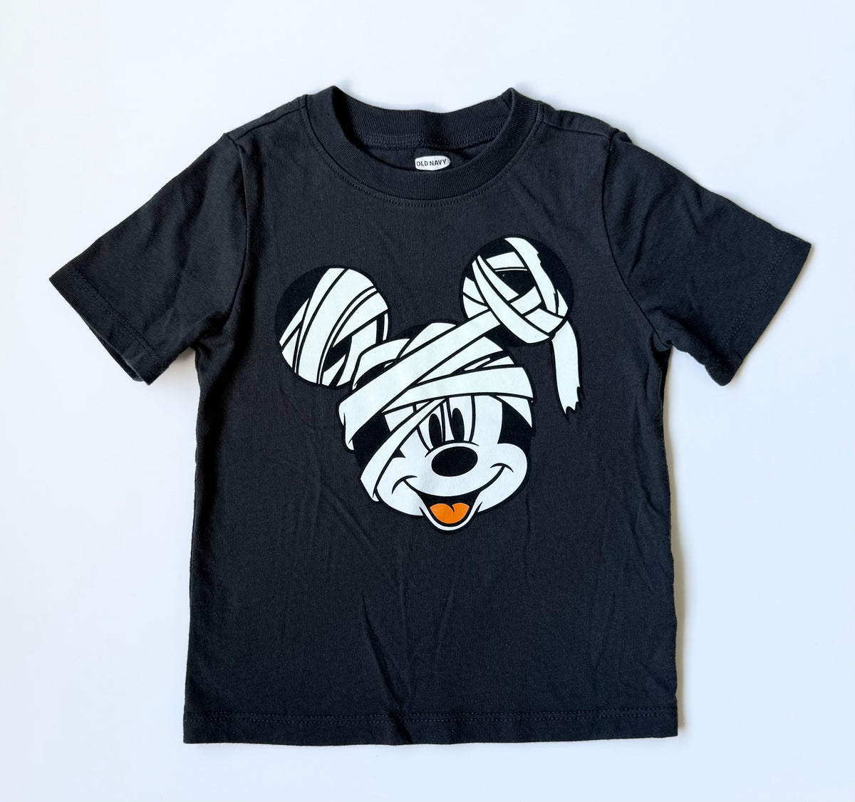 Old Navy x Disney Grey Mummie Mickey Head T-Shirt (2T)