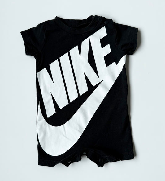 Nike Black Shorty Romper (3 Months)