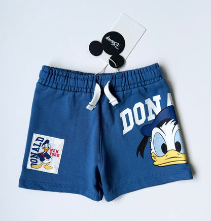 Zara x Disney Blue Donald Duck Shorts - New (18 Months)