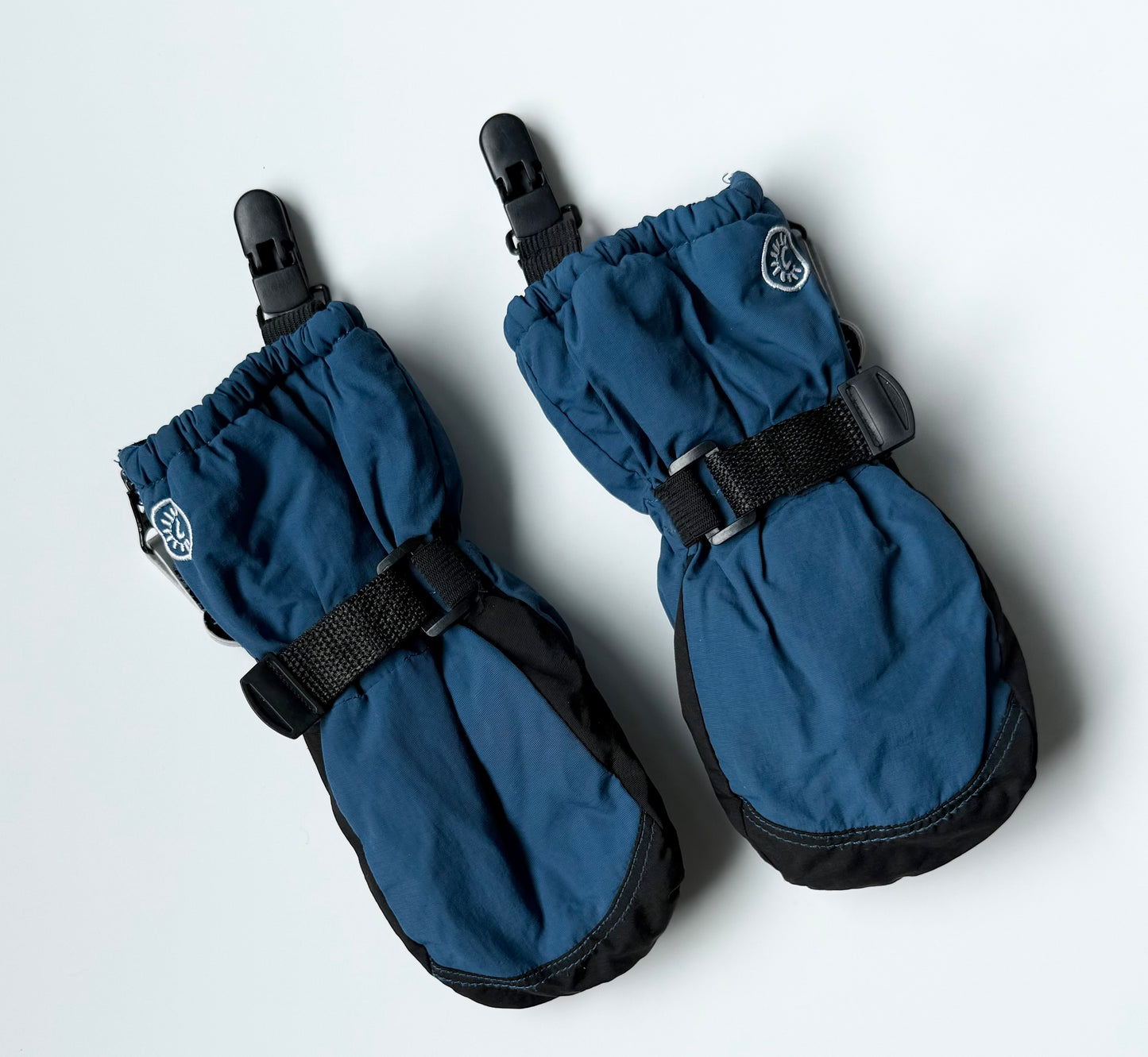 CaliKids Blue & Black Winter Mittens (6 Years+)