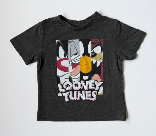 Looney Tunes Dark Grey Characters T-Shirt (3T)
