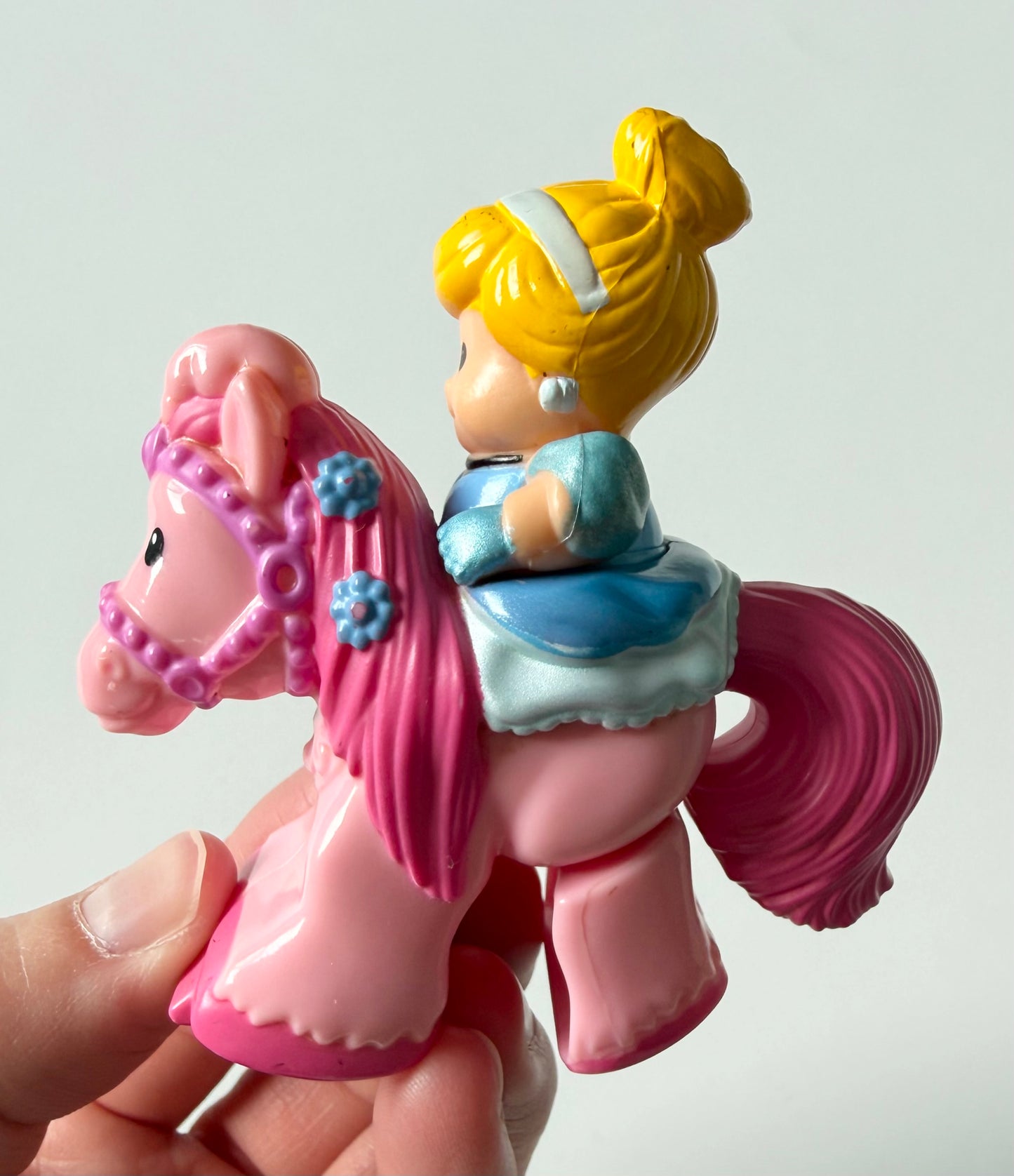 Fisher-Price Little People Disney Princess Klip Klop Pink Cinderella Horse