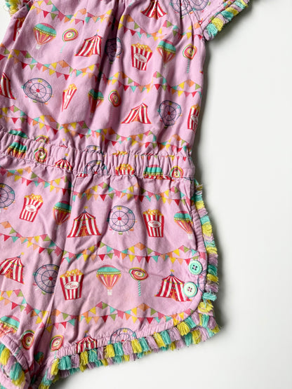 Matilda Jane Pink Circus Shorty Romper (6 Years)
