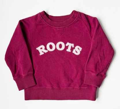 Y2K Roots 73 Athletics Dark Pink Sweater (3T)