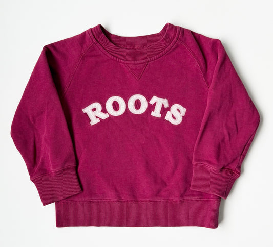 Y2K Roots 73 Athletics Dark Pink Sweater (3T)