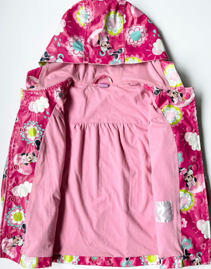Disney Pink Minnie Mouse Rain Jacket (4T)