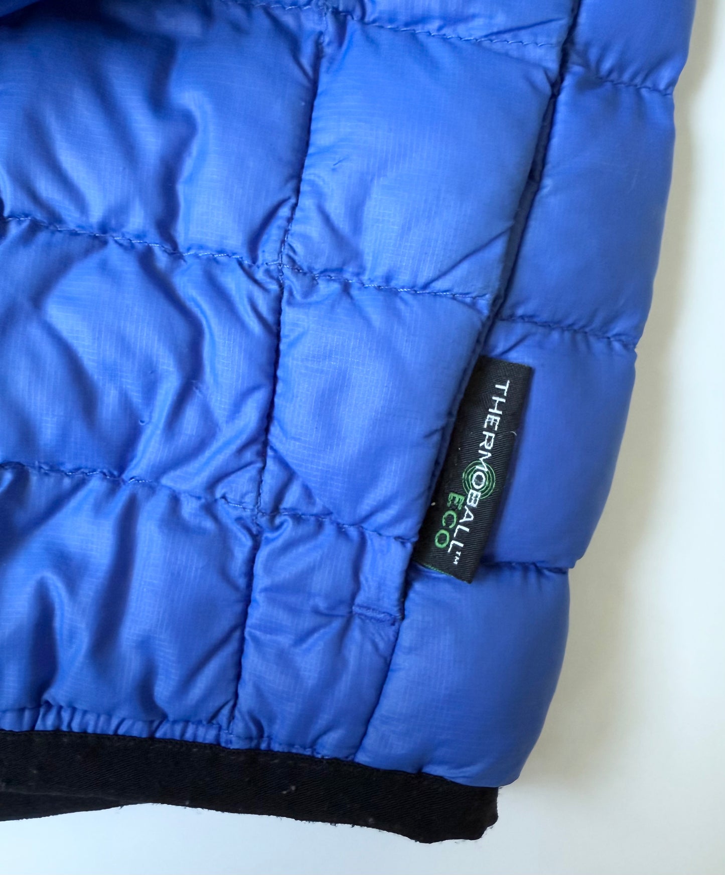 The North Face Blue & Black Puffer Thermoball Fall Jacket (3T)