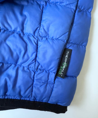 The North Face Blue & Black Puffer Thermoball Fall Jacket (3T)