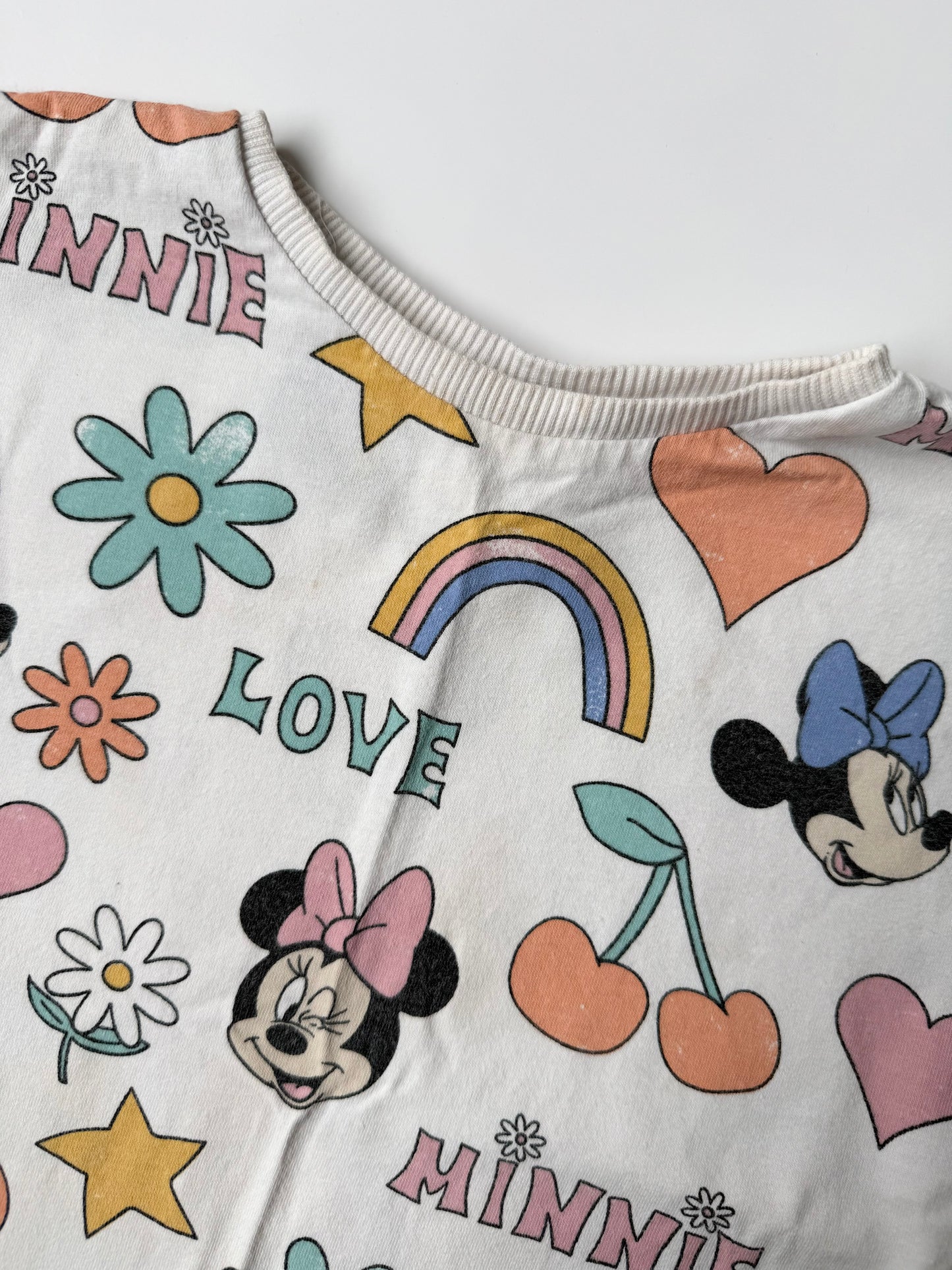 Zara x Disney White Minnie & Trinkets T-Shirt (18-24 Months)
