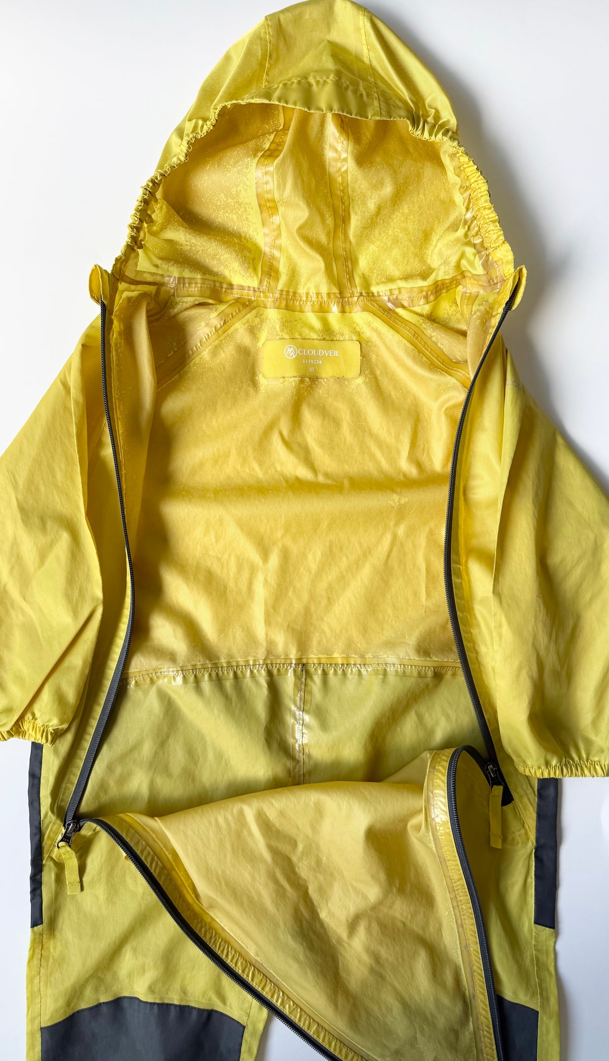 Cloudveil Yellow One Peice Rain Suit (4T)