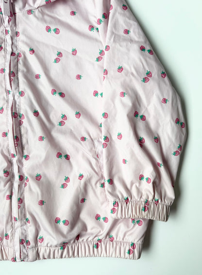 Baby Gap Pink Strawberries Windbreaker (4 Years)