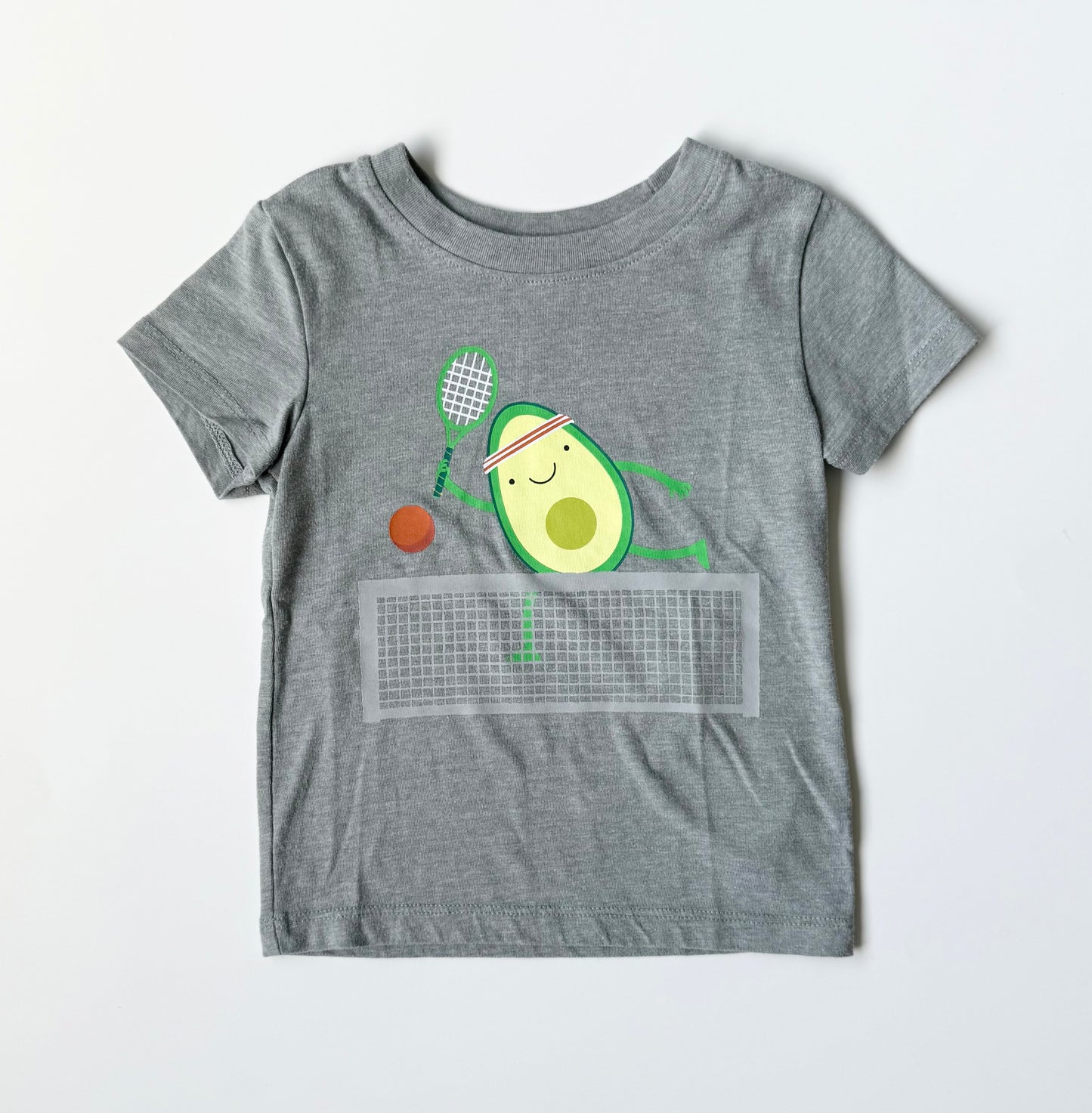 Cat & Jack Grey Avocado Tennis T-Shirt (12 Months)