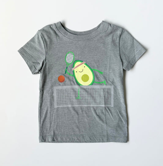 Cat & Jack Grey Avocado Tennis T-Shirt (12 Months)