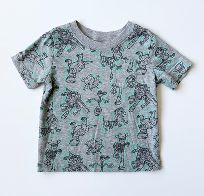 Jumping Beans x Disney Pixar Grey Toy Story AOP T-Shirt (12 Months)