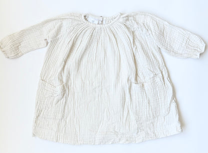 Ruby Co White Muslin Dress (12-24 Months)