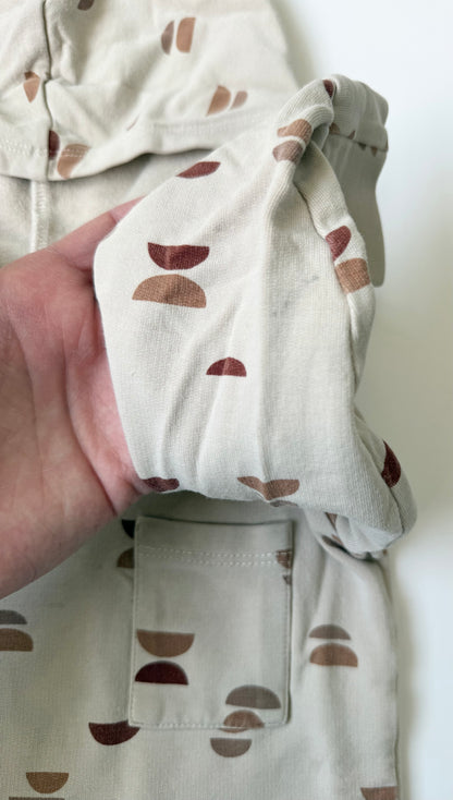 Jax & Lennon Tan Crescent Moons Hoodie (18-24 Months)
