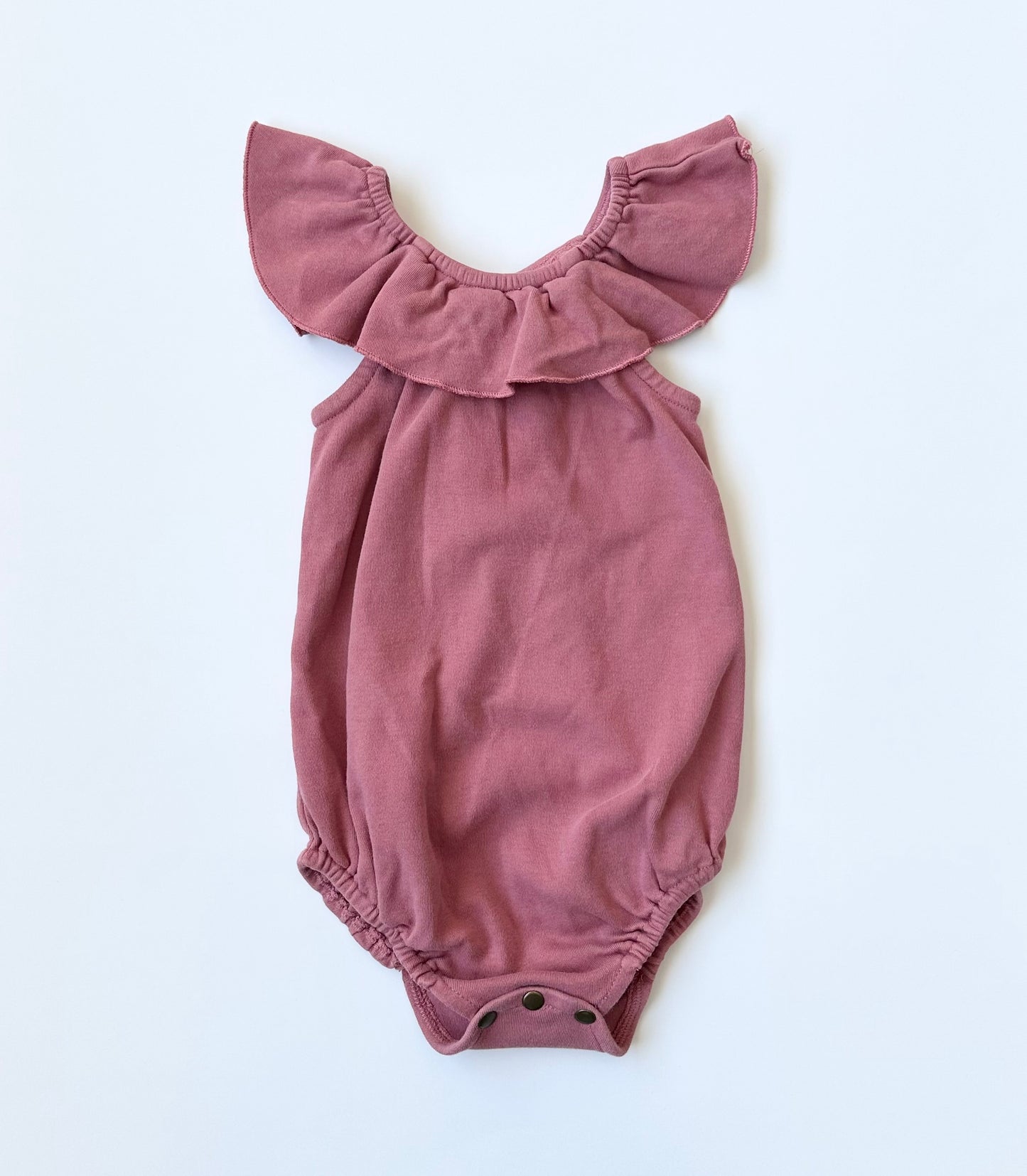 L’oved Baby Sleeveless Ruffle Bodysuit - Sienna (12-18 Months)