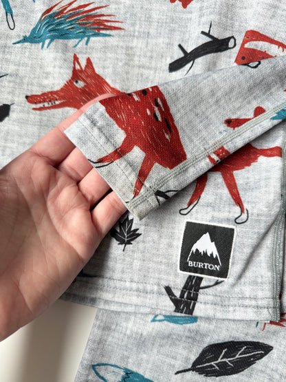 Burton Grey “Big Bad Wolf” Two Piece Base Layer Set (3T)