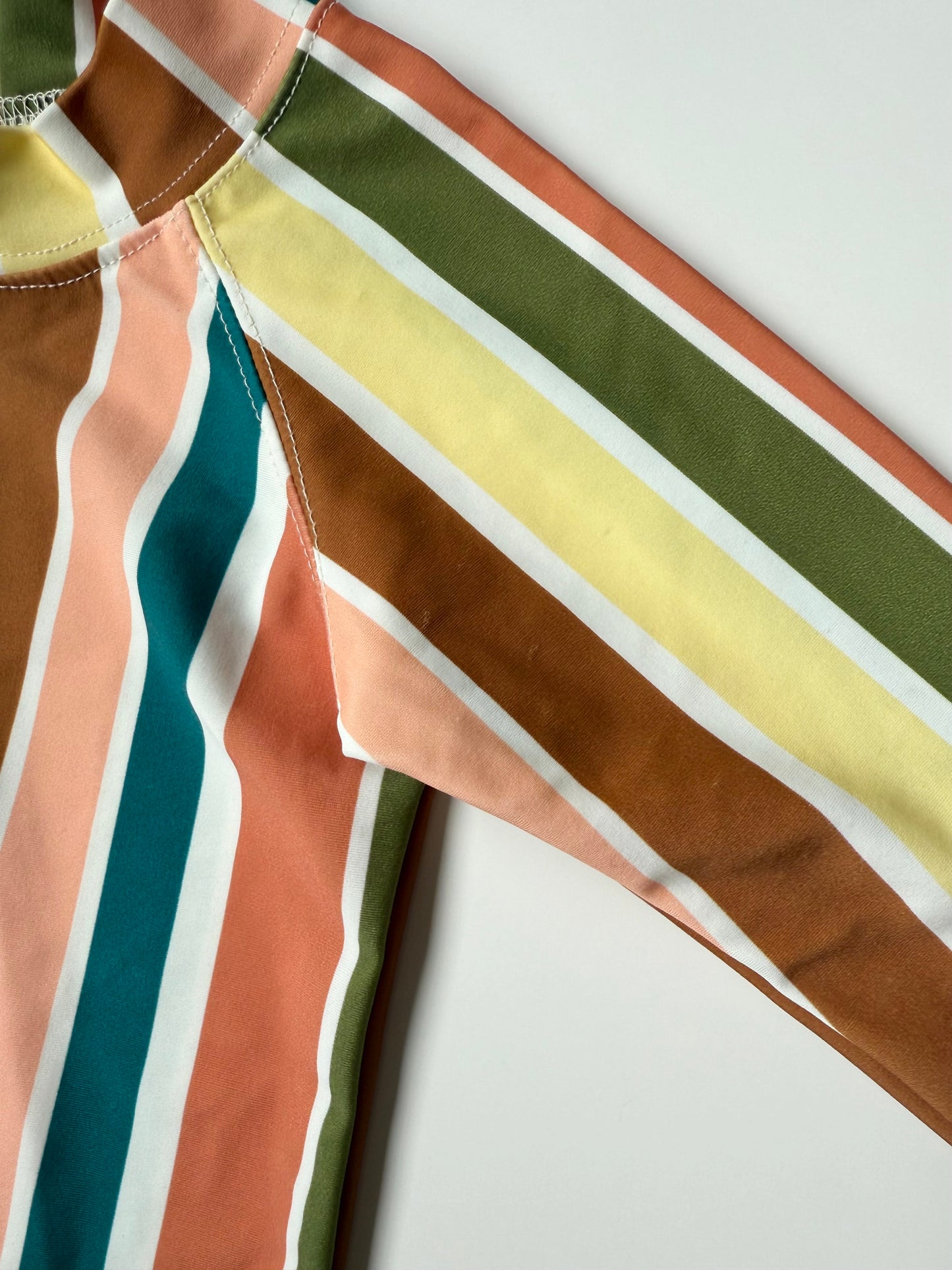 Little & Lively Fiesta Stripe Long Sleeve Swim Top (6-12 Months)