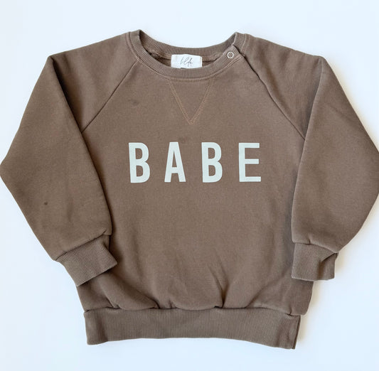 Holde Brown “Babe” Sweater (6T)