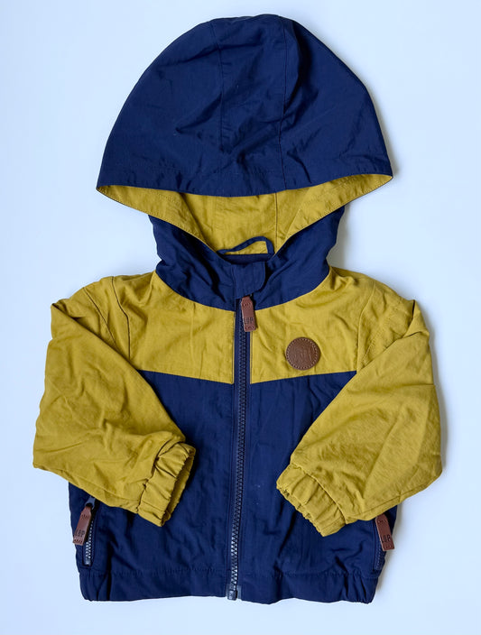 LP Apparel Navy & Mustard Wind Breaker (6-12 Months)