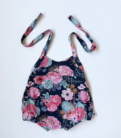 Little & Lively Colourful Floral Halter Summer Romper (6-12 Months)