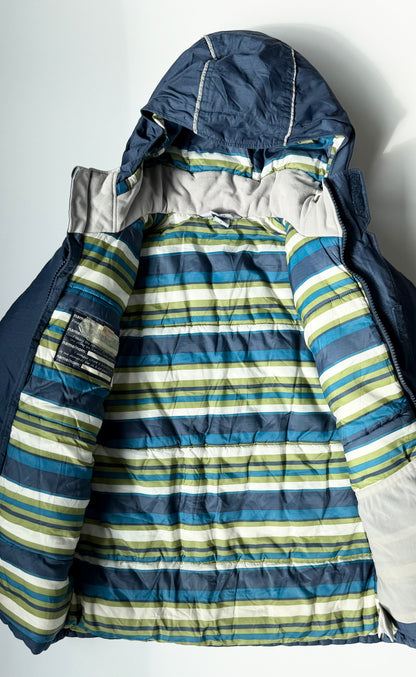 MEC Blue & Interior Striped Toaster Parka (6 Years)