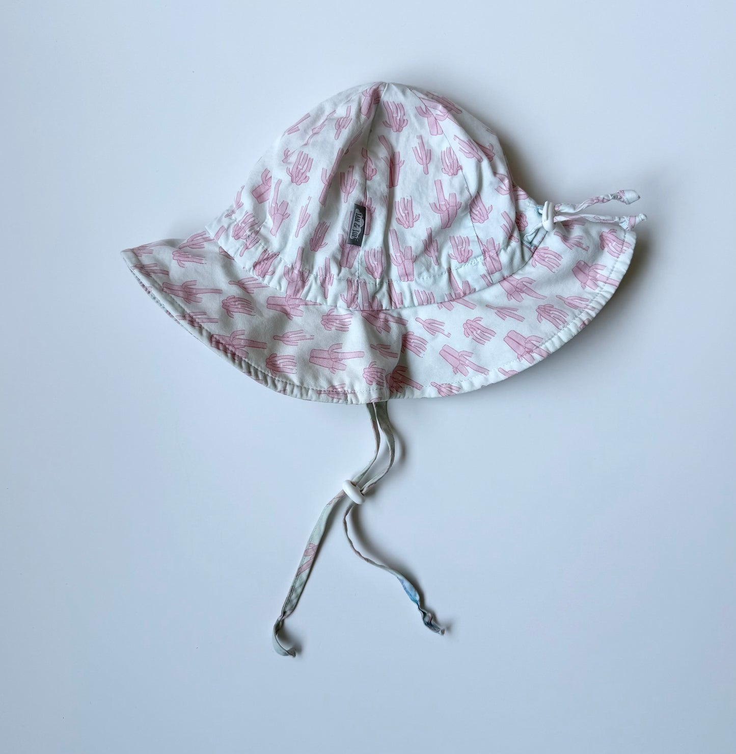Jan & Jul Light Blue & Pink Cactus Sun Hat (6-24 Months)