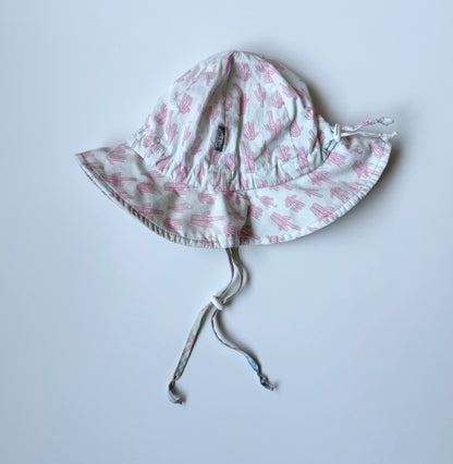 Jan & Jul Light Blue & Pink Cactus Sun Hat (6-24 Months)