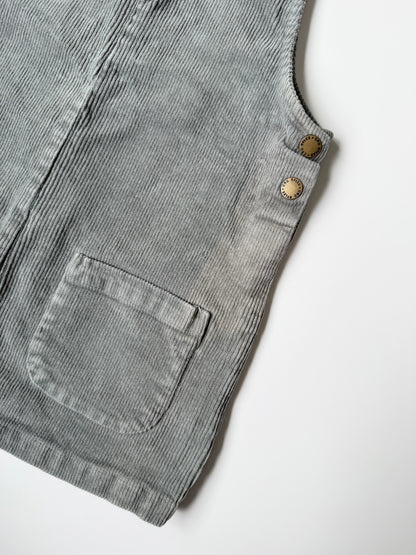 Rylee & Cru Odette Grey Blue Corduroy Skirtall (4-5 Years)