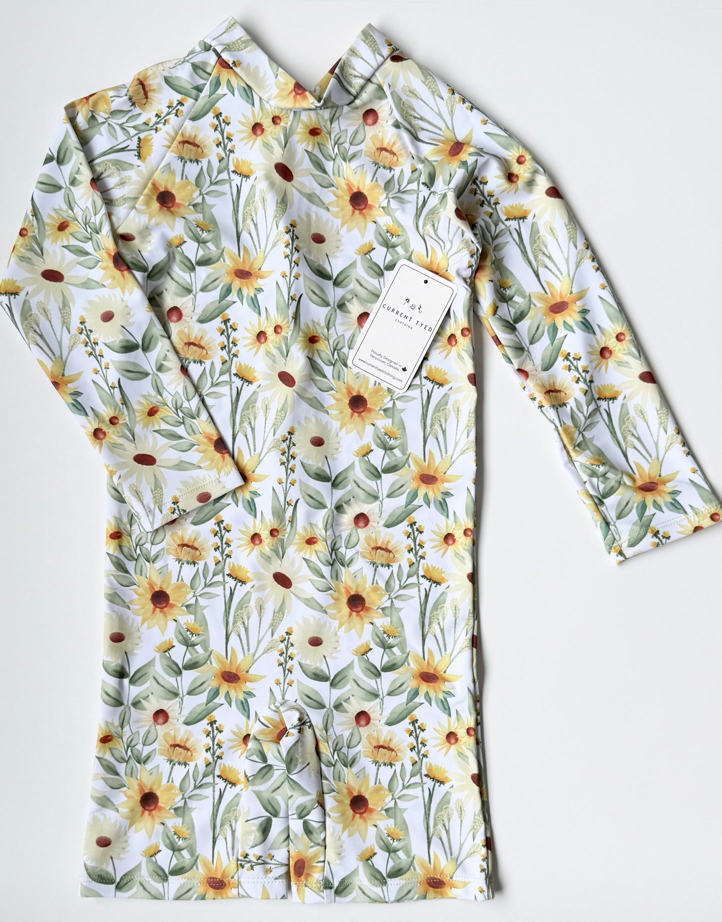 Current Tyed “The Brooklyn” Sunflowers Sunsuit - New (4T)