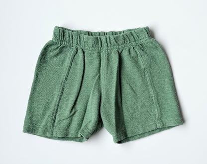 Zara Green Fabric Shorts (9-12 Months)