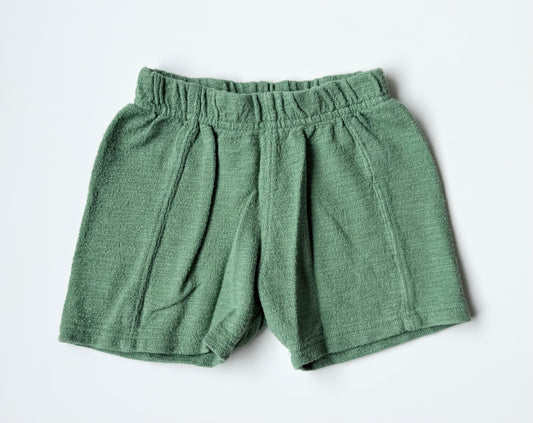 Zara Green Fabric Shorts (9-12 Months)