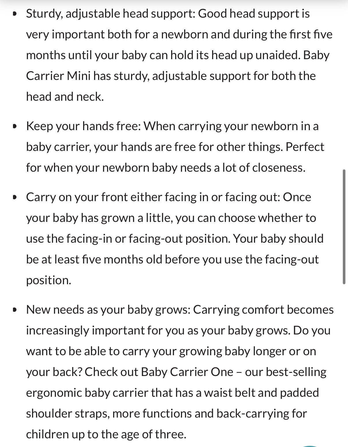 Baby Bjorn Baby Carrier Mini 3D Jersey in Light Grey