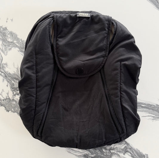 Jolly Jumper Black Sneak-A-Peek Car Seat Cover
