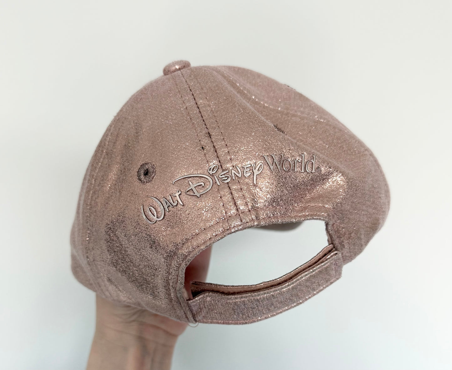 The Disney Store Metallic Rose Gold Mickey Ball Cap (Toddler)