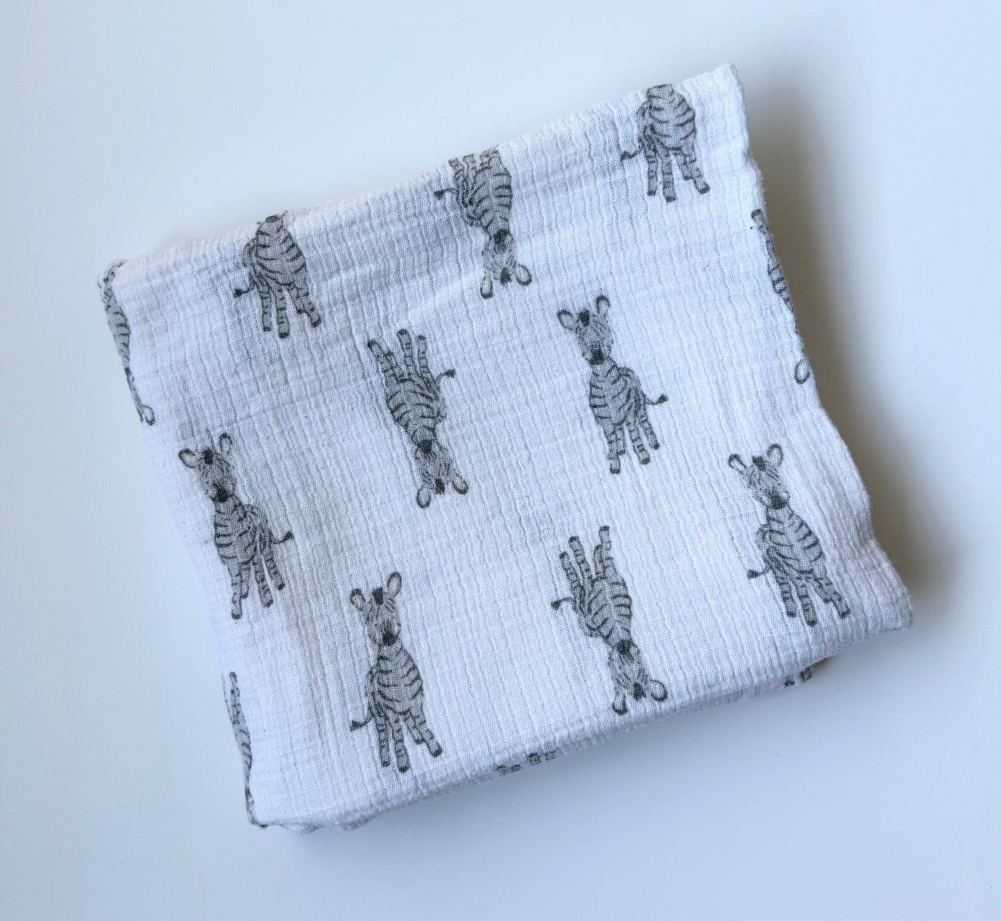 Aden by Aden + Anais White Zebra Muslin Swaddle Blanket
