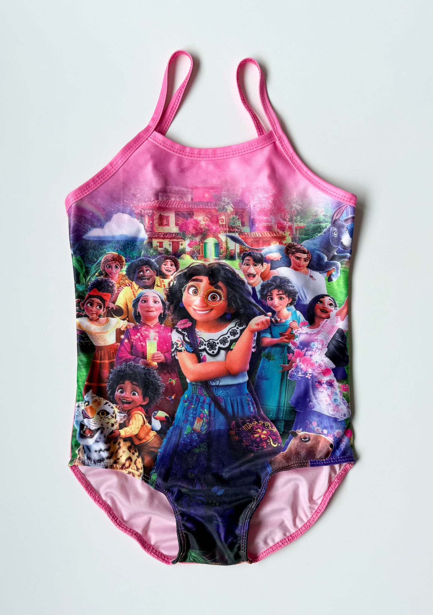 Disney Encanto Pink One Piece Swimsuit (6-7 Years)
