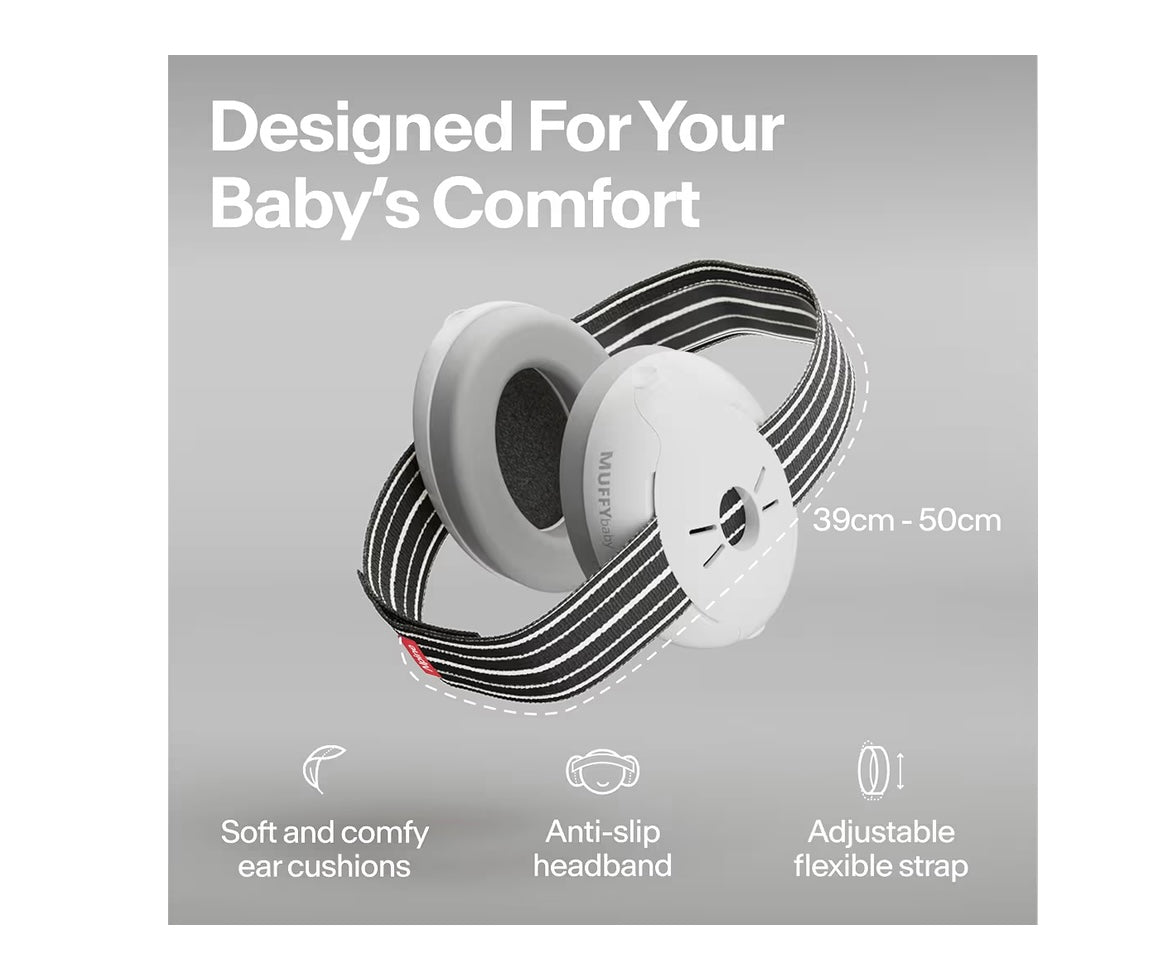 Alpine Muffy Baby Noise Cancelling Headphones in Classic Black