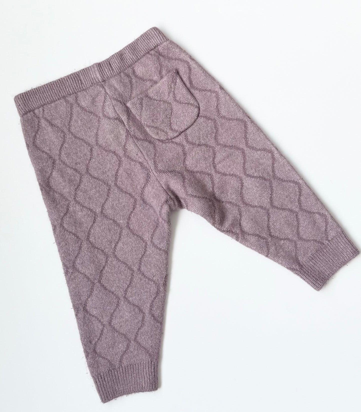 Zara Purple Fuzzy Squiggle Pants (2-3 Years)