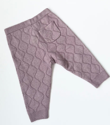 Zara Purple Fuzzy Squiggle Pants (2-3 Years)