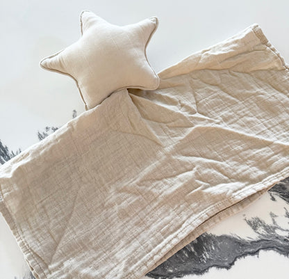 Mushie Star Lovey in Fog