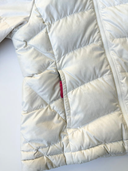 Patagonia Kids White Hi-Loft Down Sweater Hoody (5-6 Years)
