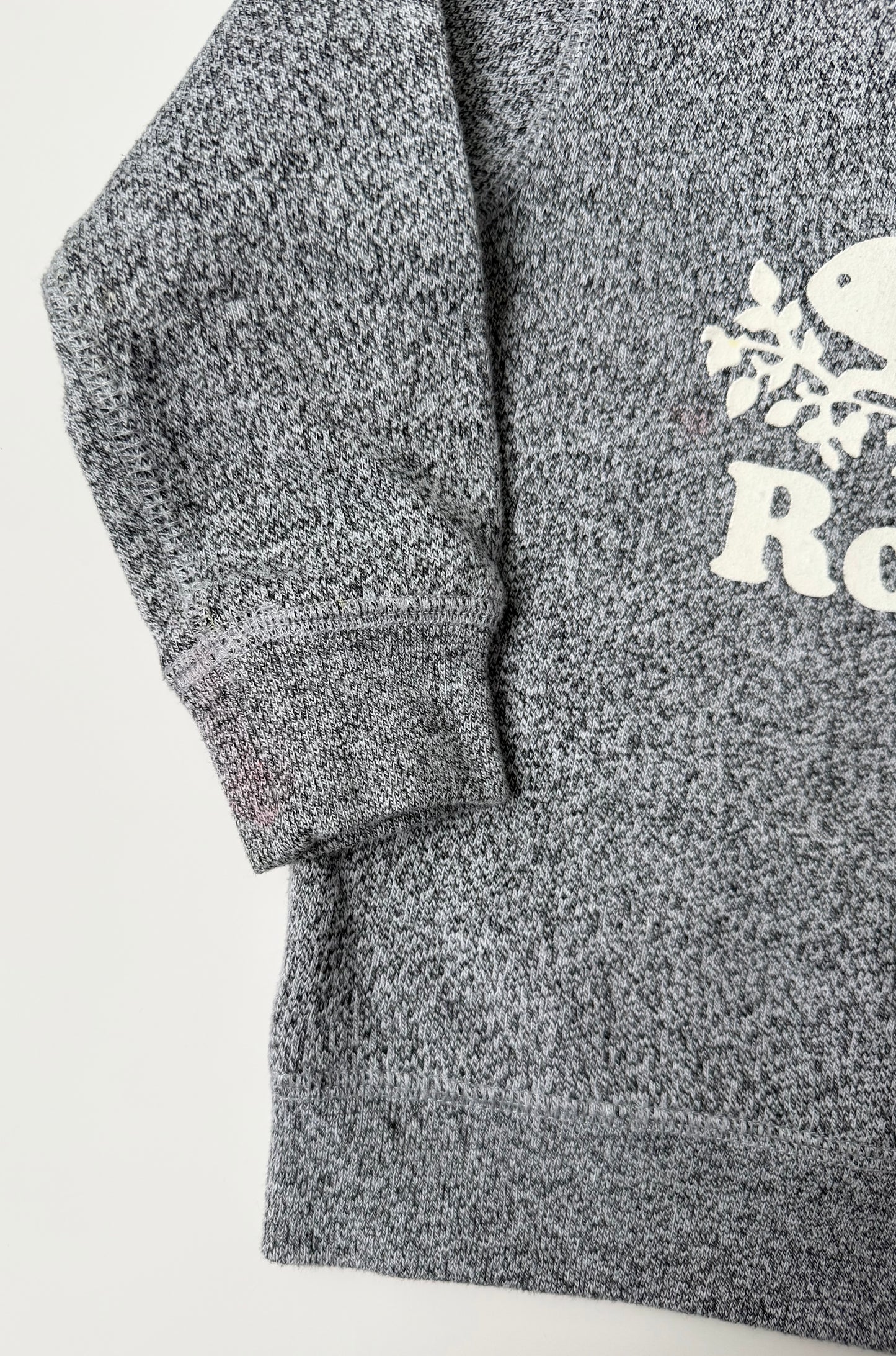 Roots Baby Heathered Grey Beaver Sweater (18-24 Months)