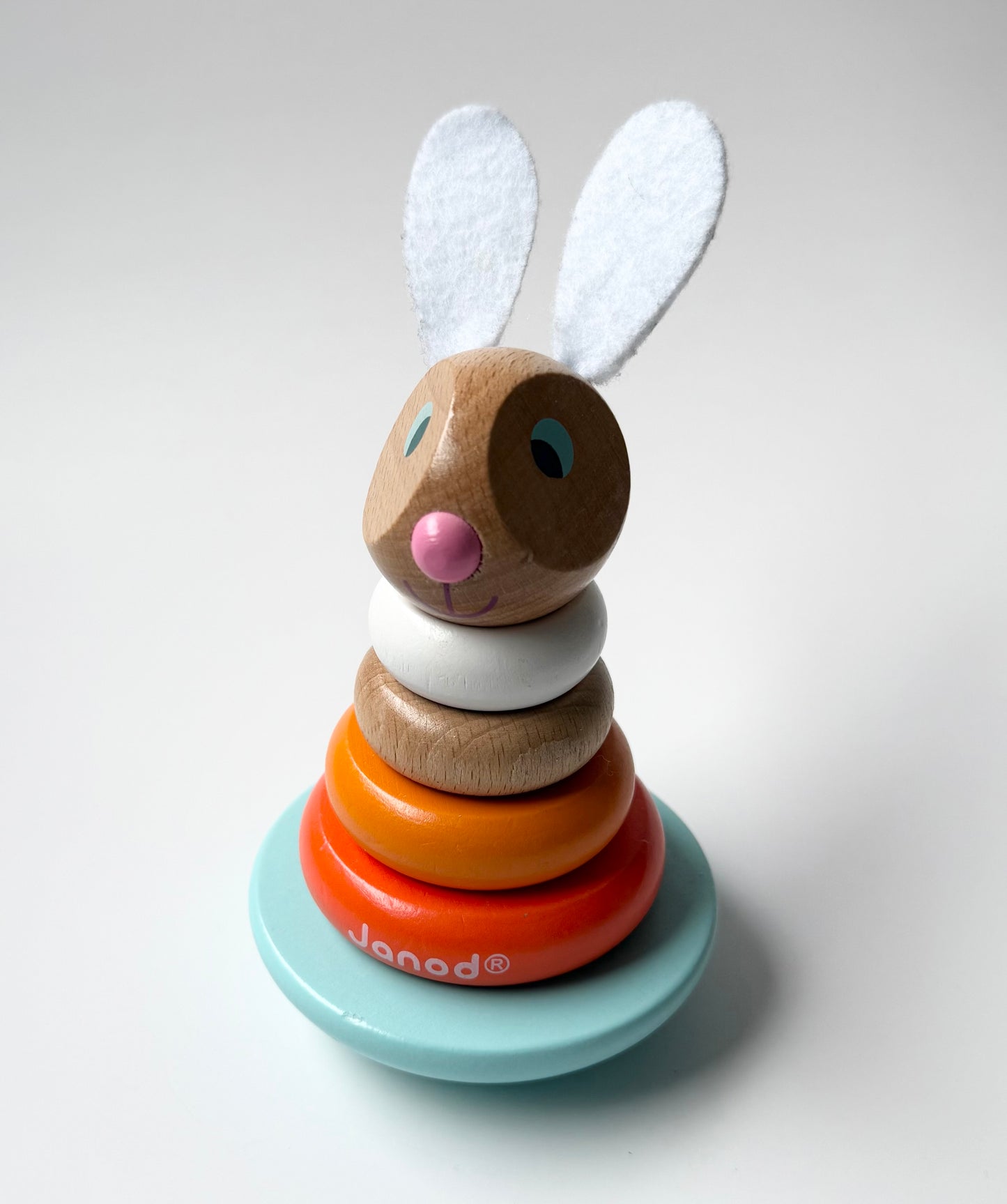 Janod Lapin Stackable Roly-Poly Rabbit