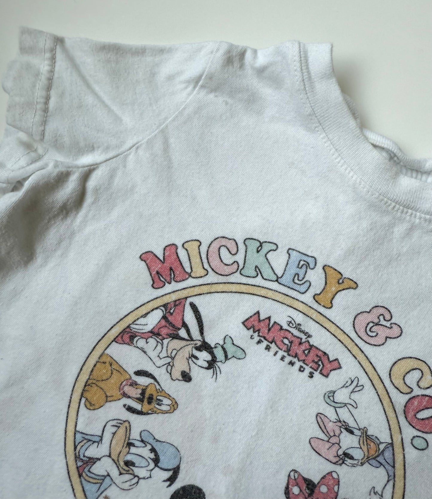 Disney Mickey & Co. White Characters T-Shirt (2T)