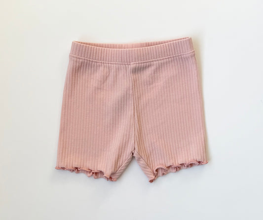 Old Navy Pink Ribbed Biker Shorts (3T)